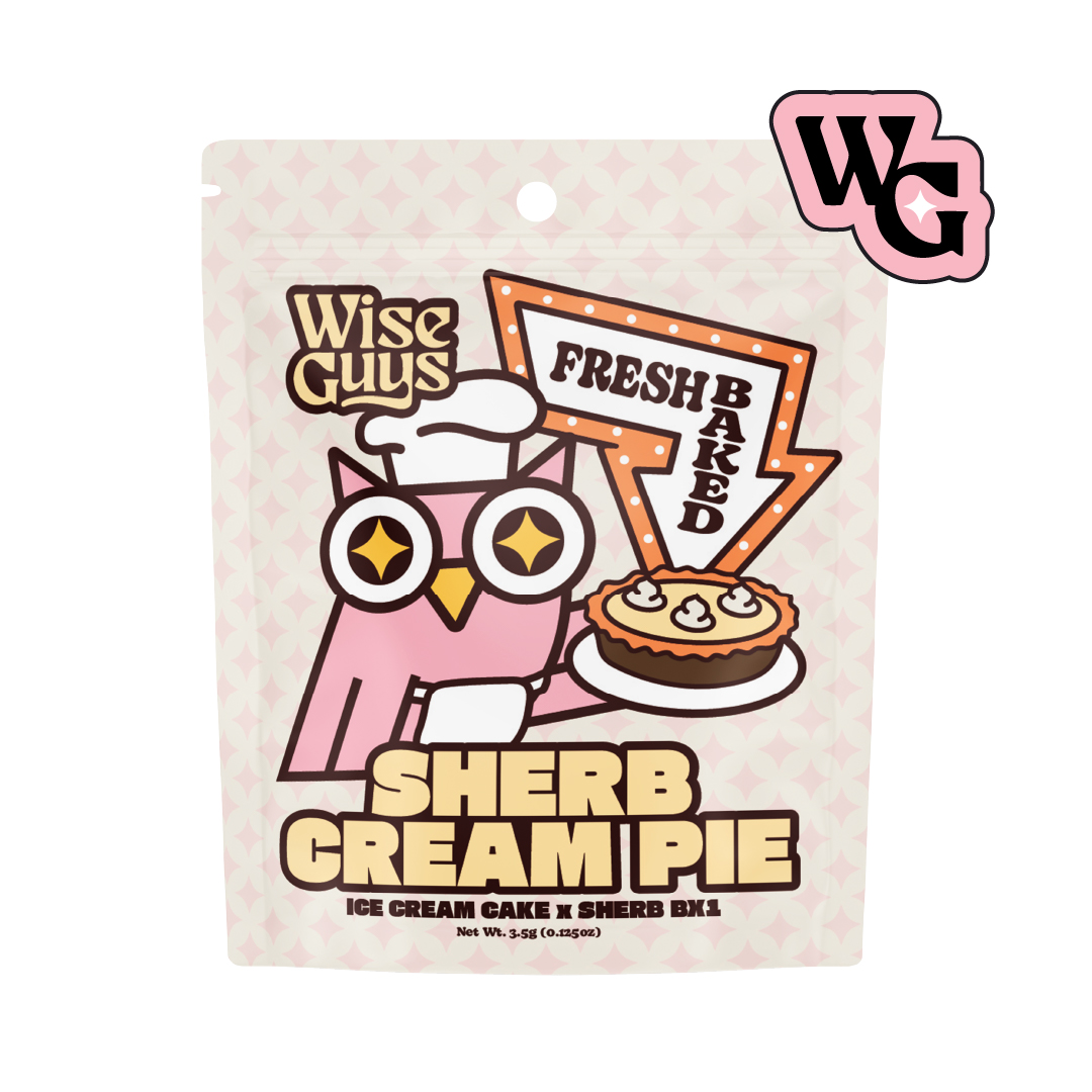 Photograph of product: Wise Guys-Sherb Cream Pie - 3.5g