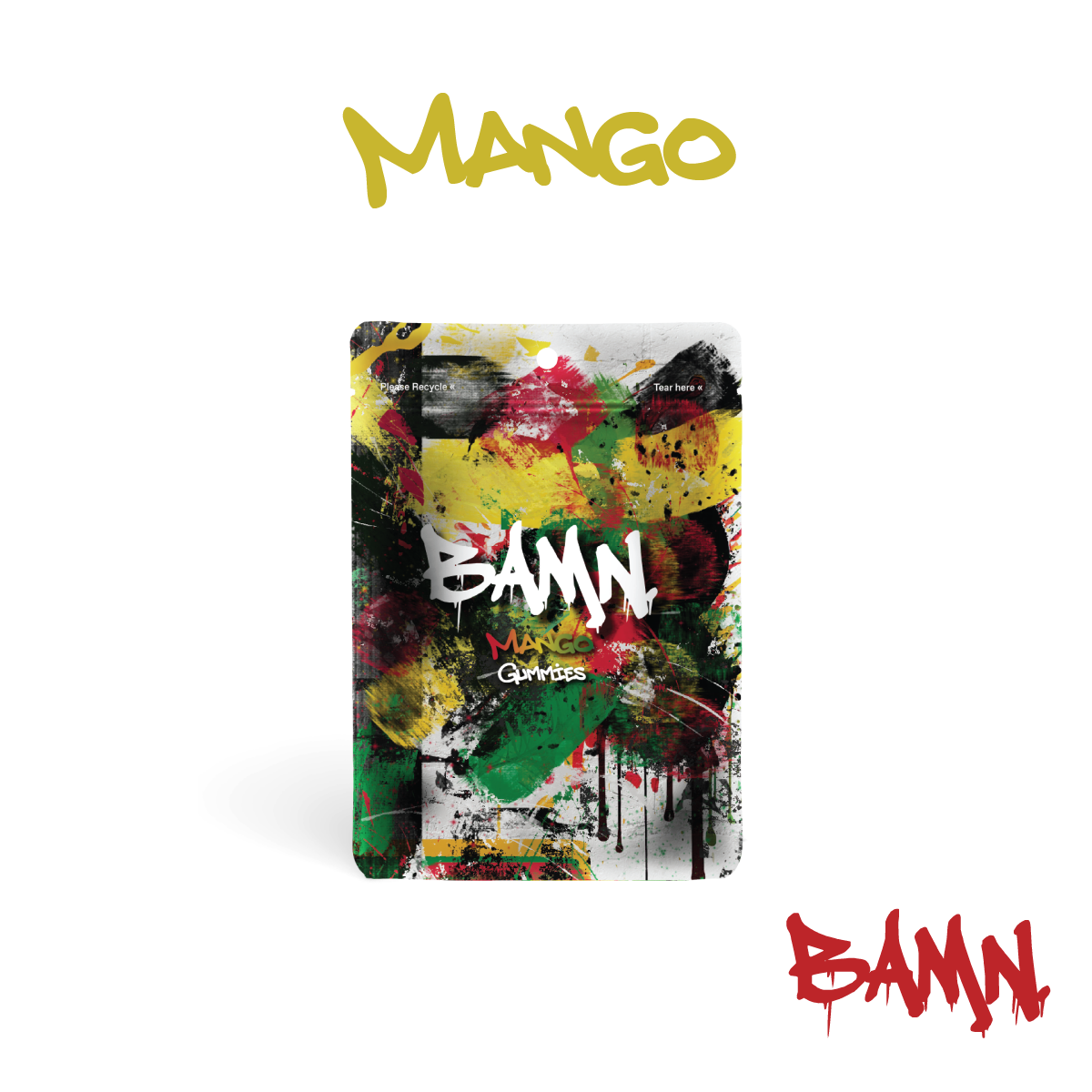 Photograph of product: BAMN Mango Gummies | 200mg