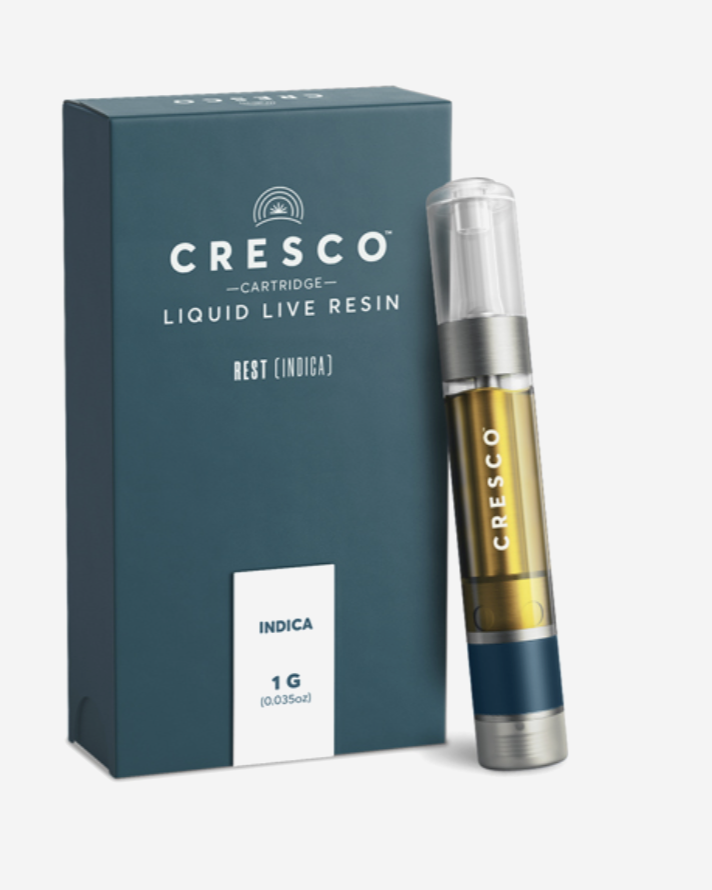 Photograph of product: CRESCO REDPOP LIQUID LIVE RESIN CARTRIDGE