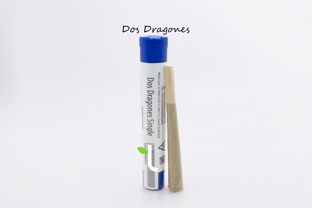 Photograph of product: Dos Dragones | 1g Preroll