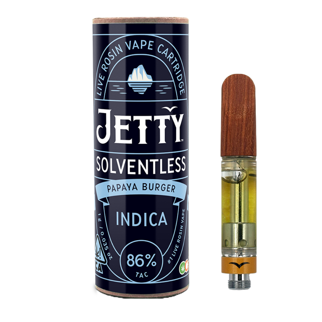 Photograph of product: PAPAYA BURGER SOLVENTLESS 1000MG