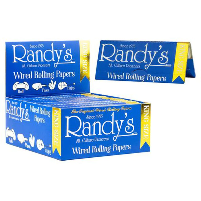 Photograph of product: Randy's King Size Rolling Papers 110mm