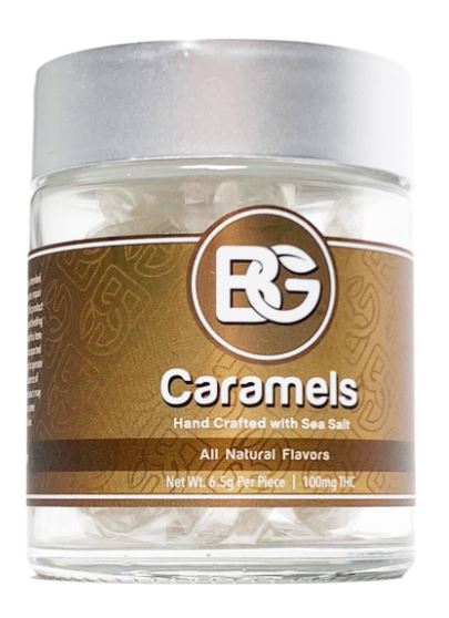 Photograph of product: Caramels [5pk] | 100mg