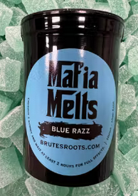 Photograph of product: Mafia Melts - Blue Razz 100mg 10pk Gummies