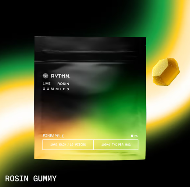 Photograph of product: Pineapple | Live Rosin Gummies | 100mg