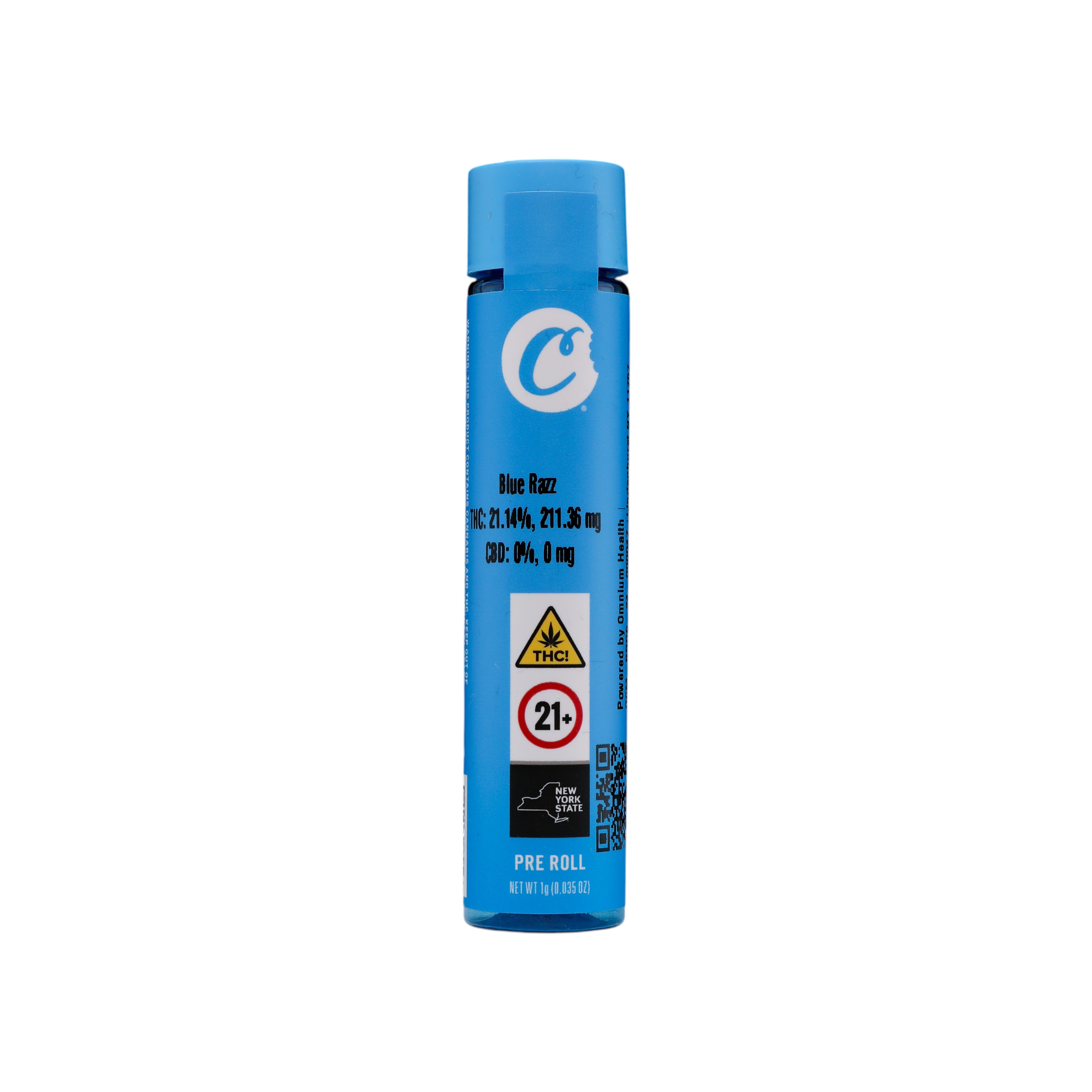 Photograph of product: Cookies Blue Razz Preroll