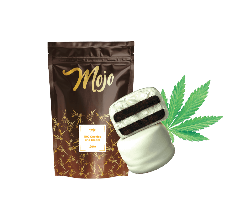 Photograph of product: Mojo - 200mg Chocolates - Cookies and Cream Bites (Oui'd)