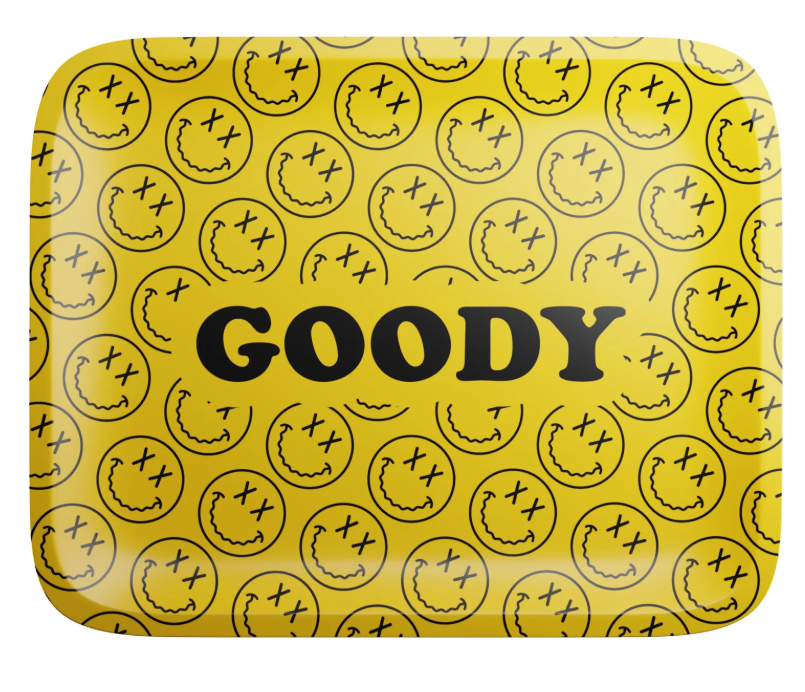 Photograph of product: Hemper Goody Rolling Tray Yellow - Small