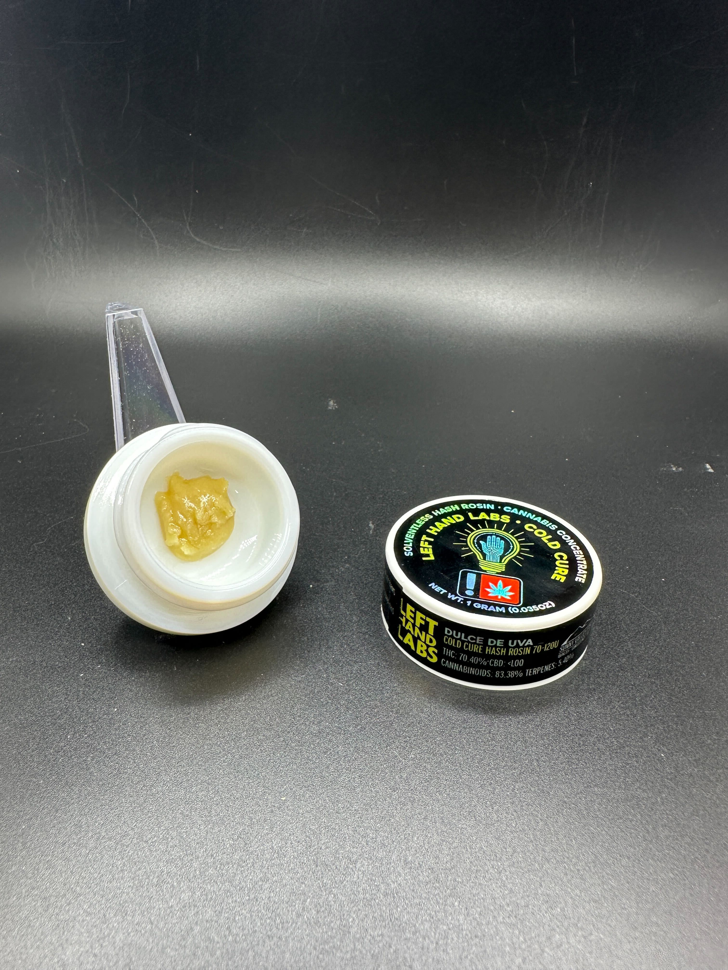 Photograph of product: Live Rosin | Dulce De Uva | 1g