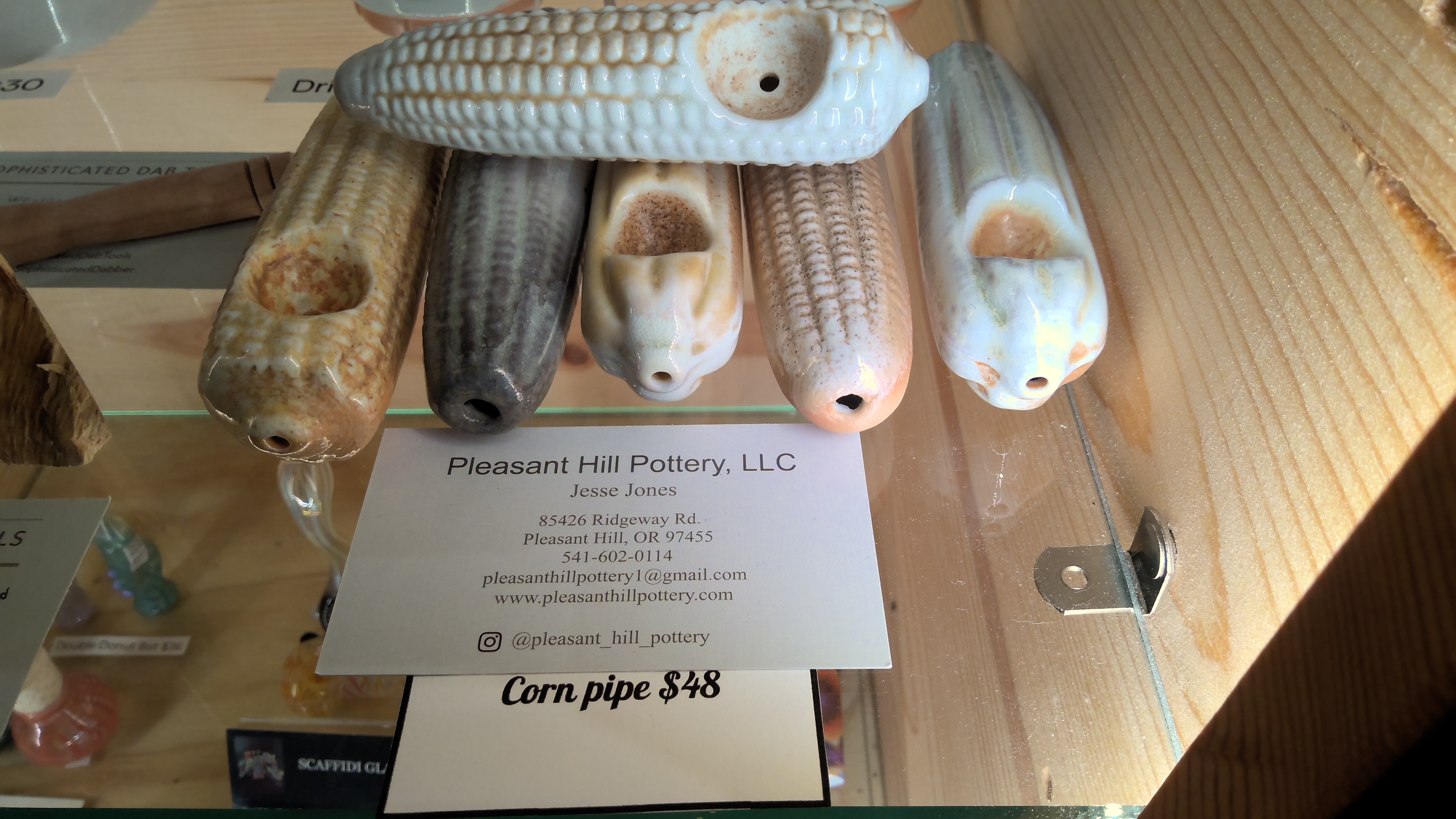 Photograph of product: Corn on the cob pipe