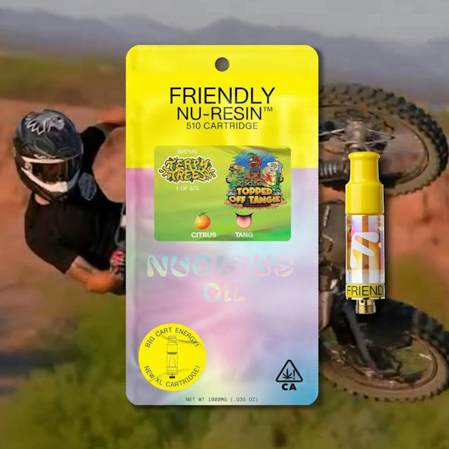 Photograph of product: Topped Off Tangie (Terpy Trees) 1g Nu-Resin Cart - Cart