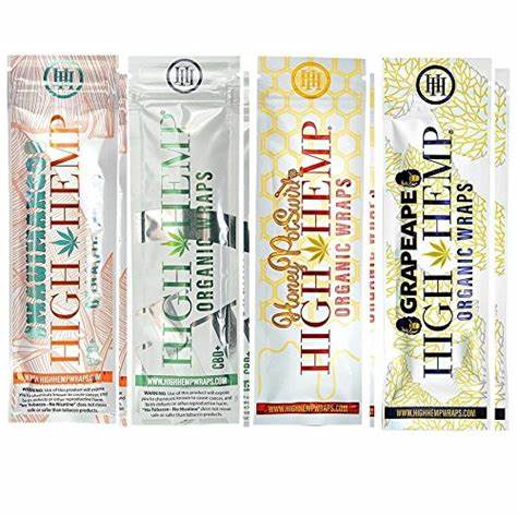Photograph of product: High Hemp - ORGANIC WRAPS - 2pk - Paraphernalia