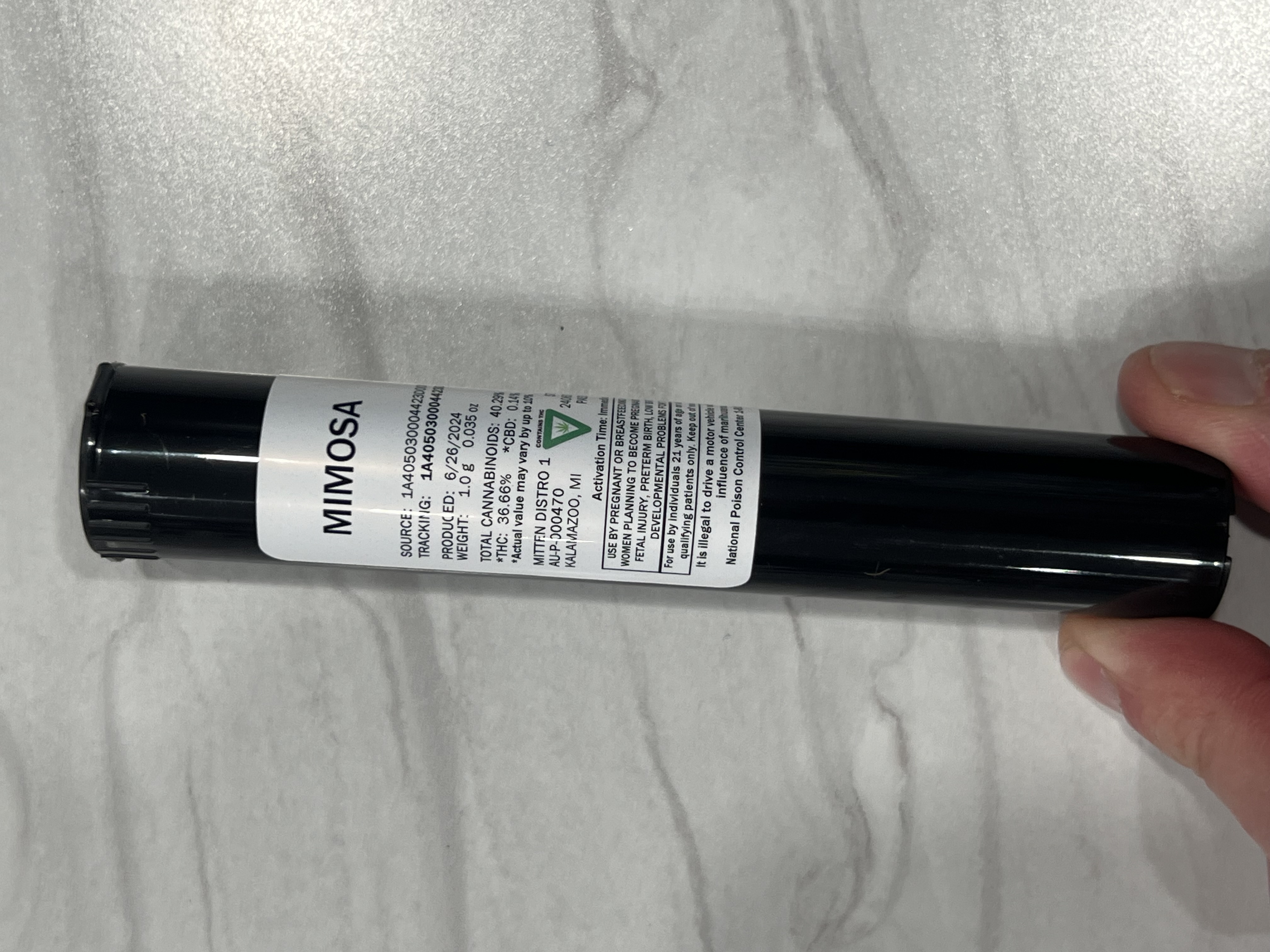 Photograph of product: Mimosa - Infused Pre-Rolls