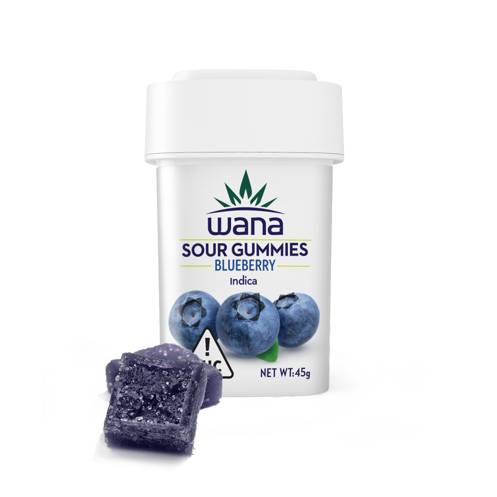 Photograph of product: Classic Blueberry Gummies 100mg (10-Pack | 10mg Each)