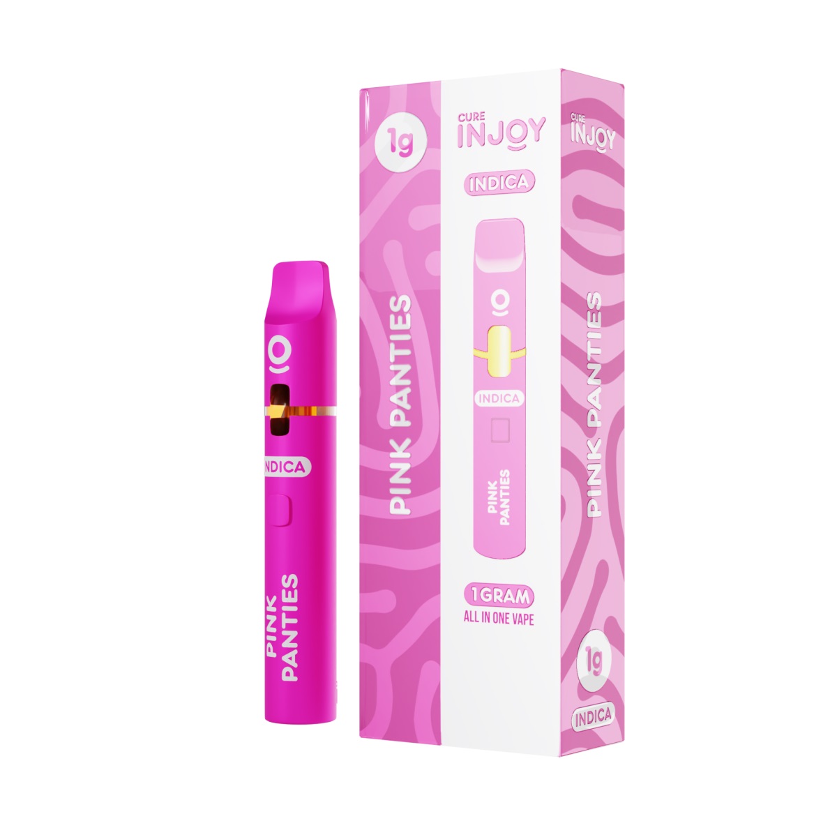 Photograph of product: Cure Injoy | Disposable Vape | Pink Panties | 2g