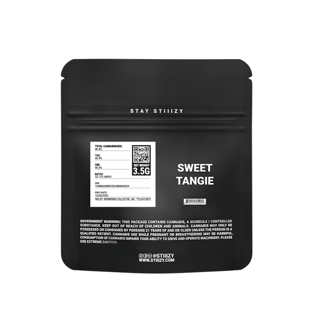 Photograph of product: Sweet Tangie | Black Label | 3.5g Flower
