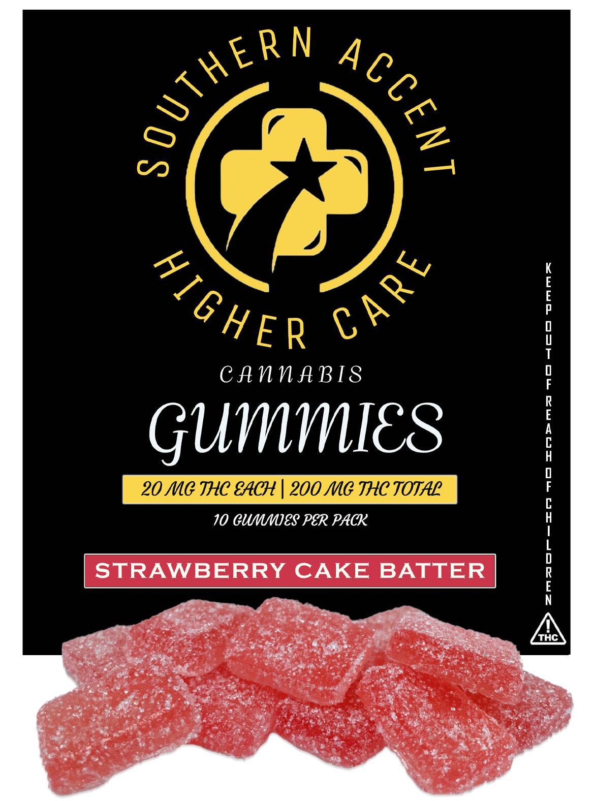 Photograph of product: Strawberry Cake Batter | Gummies 200mg