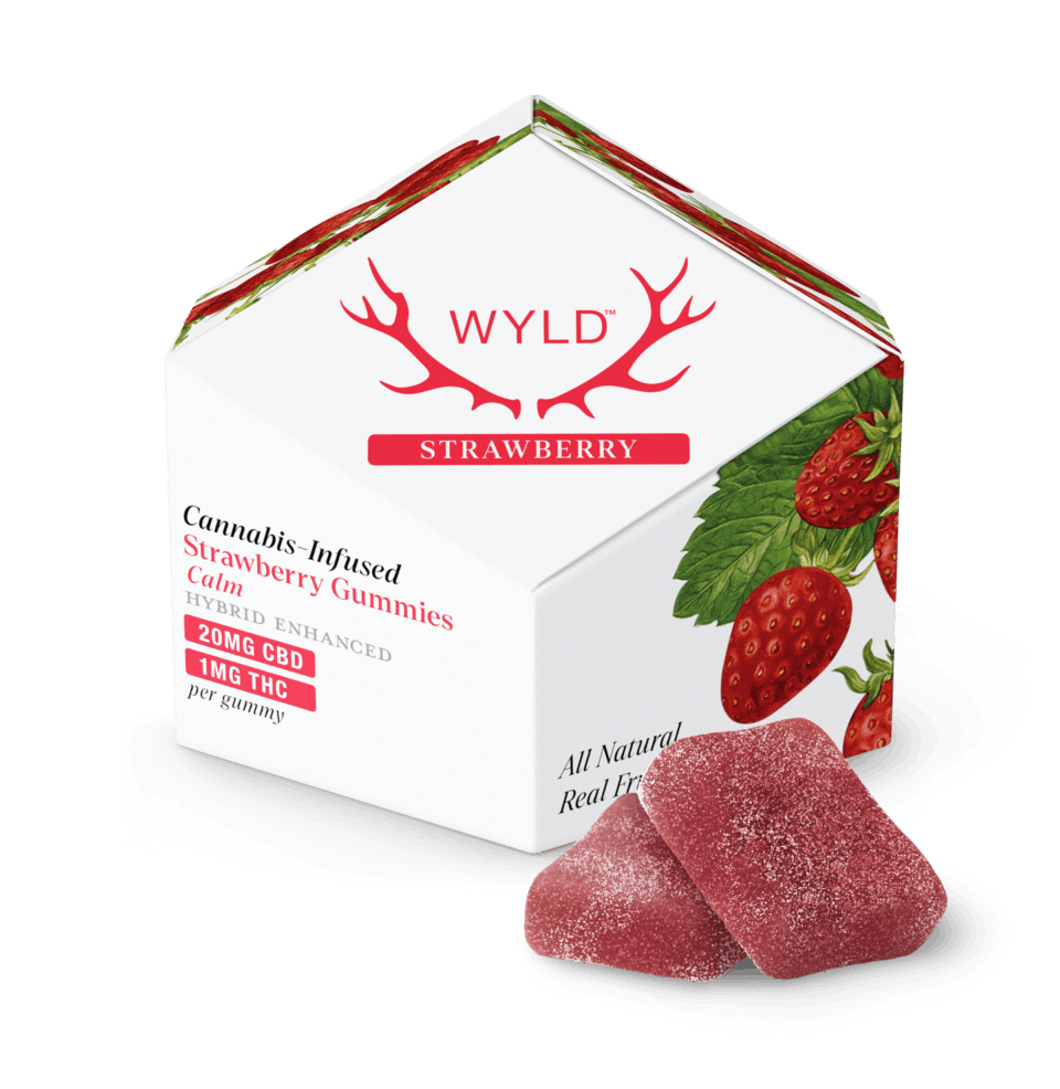 Photograph of product: STRAWBERRY CHEWS 20/1 CBD/TH-oui