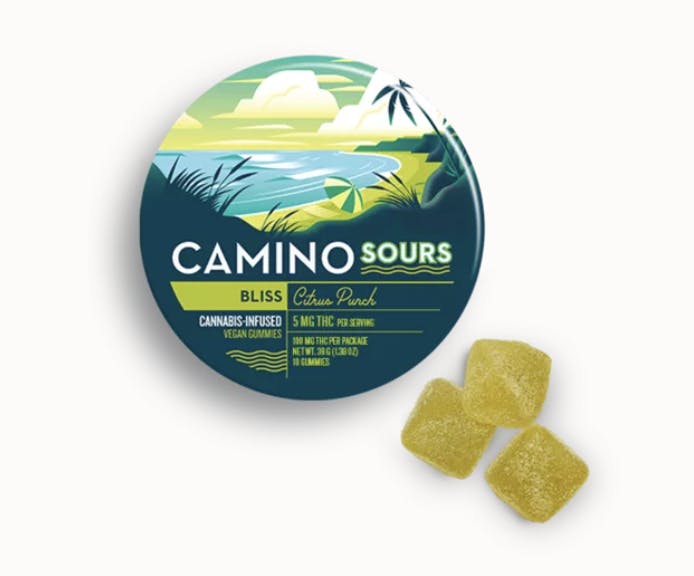 Photograph of product: Camino I Sour Citrus Punch (H) 20pk 5mg Gummies