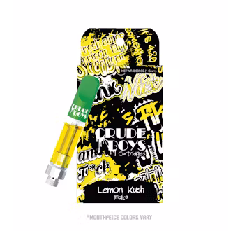 Photograph of product: Crude Boys | 1g Distillate Cart | Lemon Kush