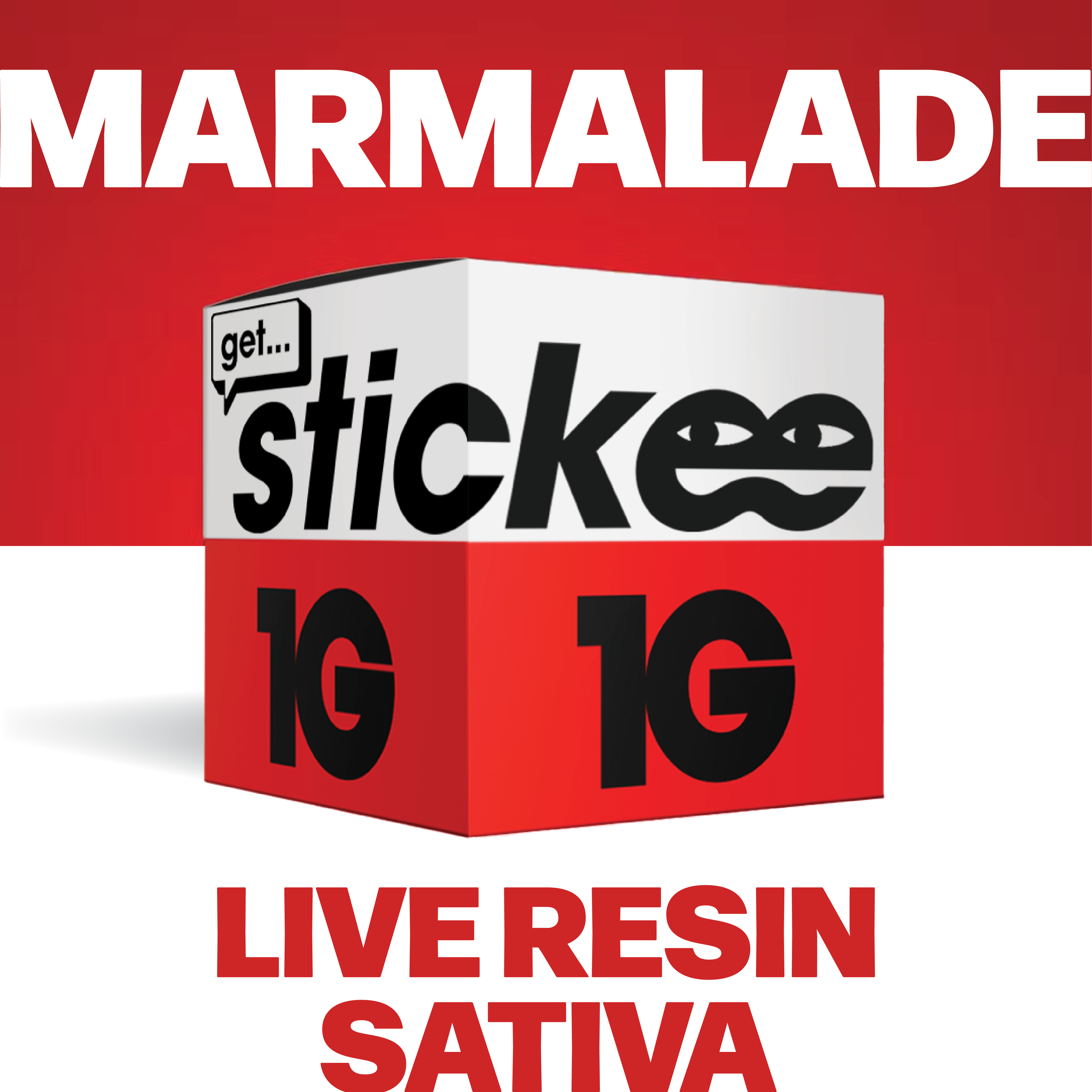 Photograph of product: STICKEE | Marmalade | 1G | Live Resin Concentrate