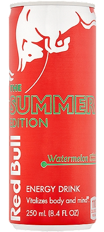 Photograph of product: RedBull - Watermelon - Energy Drink (8.4oz)