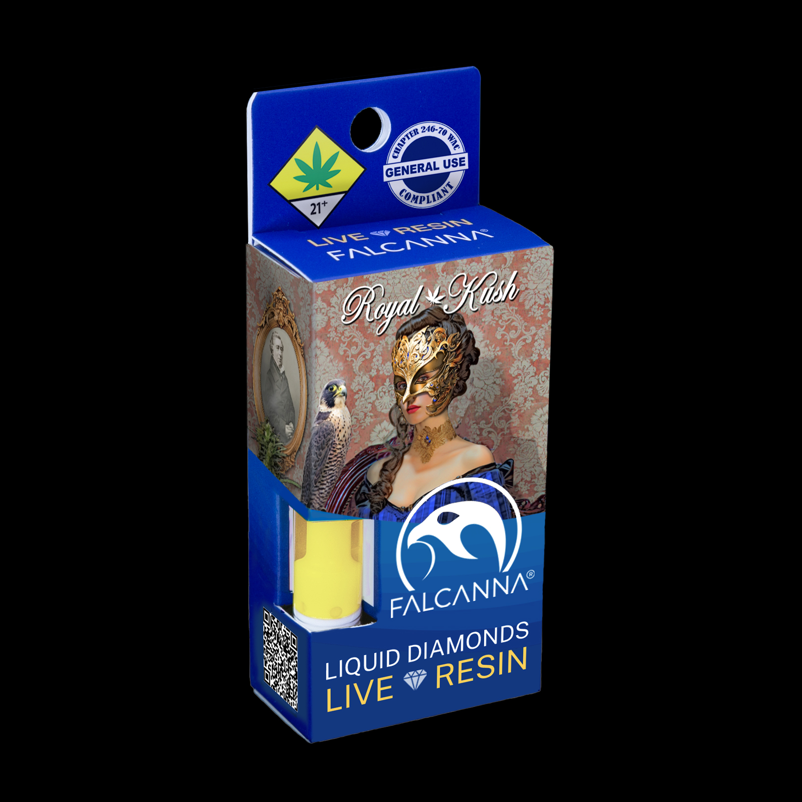 Photograph of product: Royal Kush Live Resin Cartridge | 1g (DOH)
