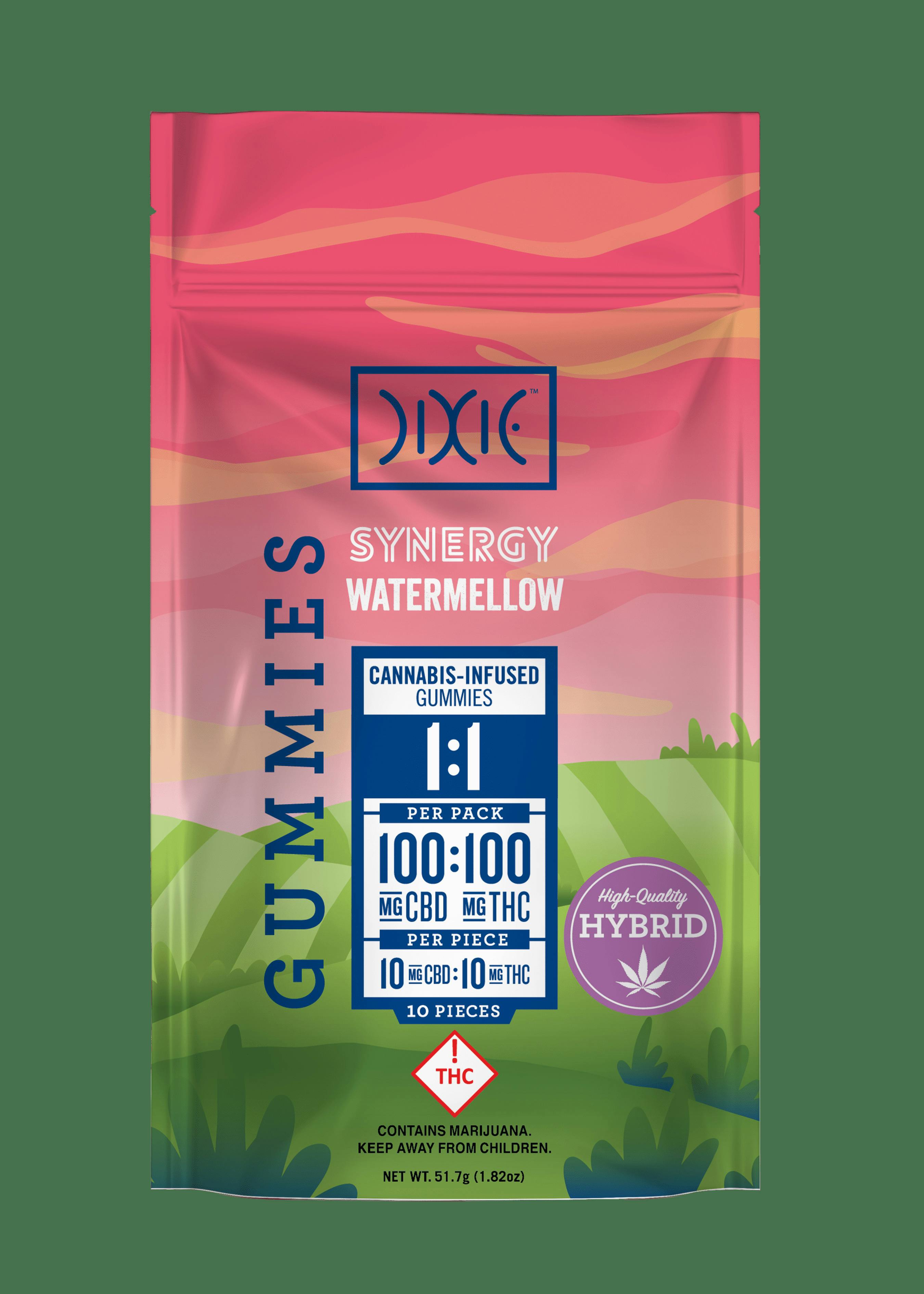 Photograph of product: DIXIE | Gummies | CBD 1:1 Watermelon Synergy
