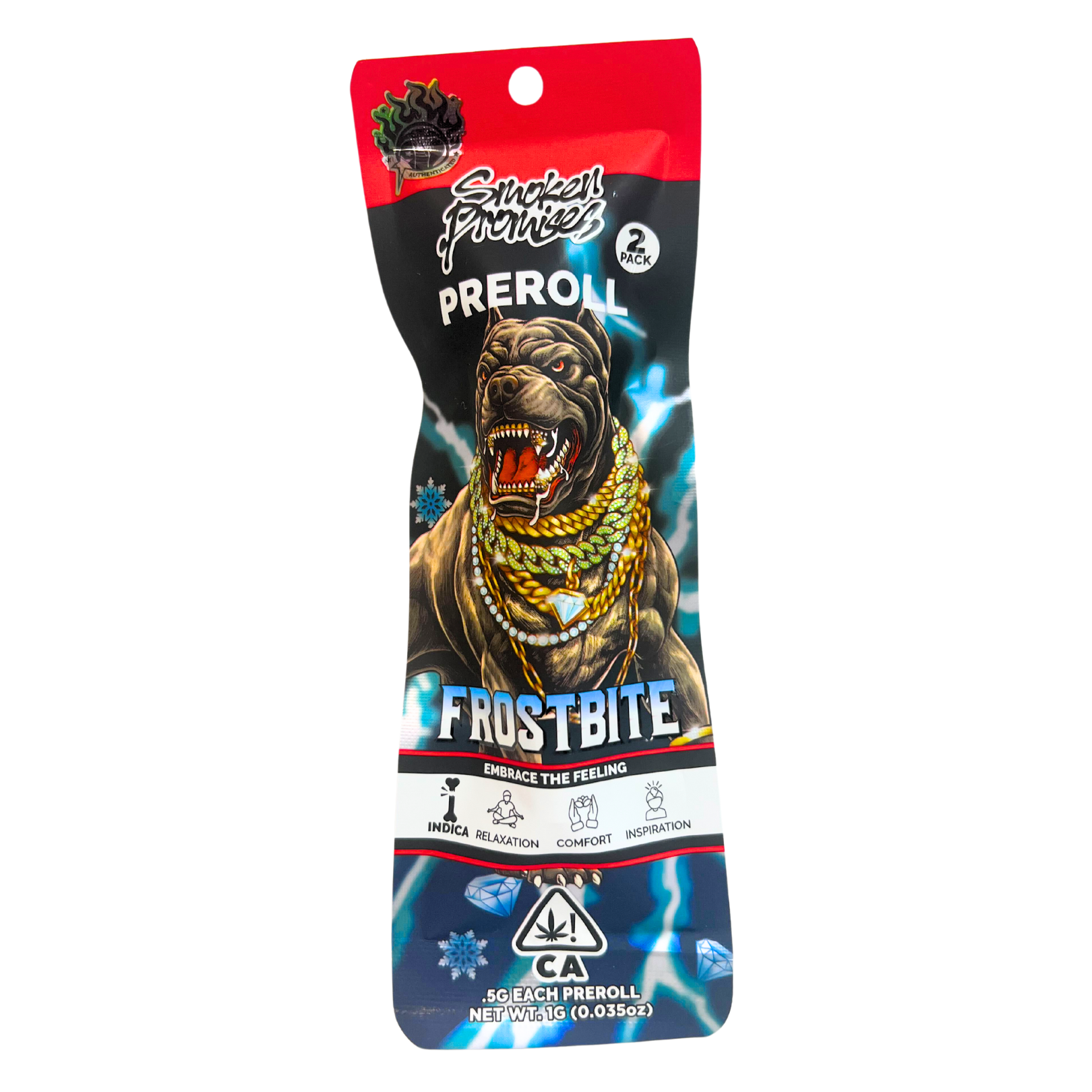 Photograph of product: FROSTBITE 2PK PREROLLS
