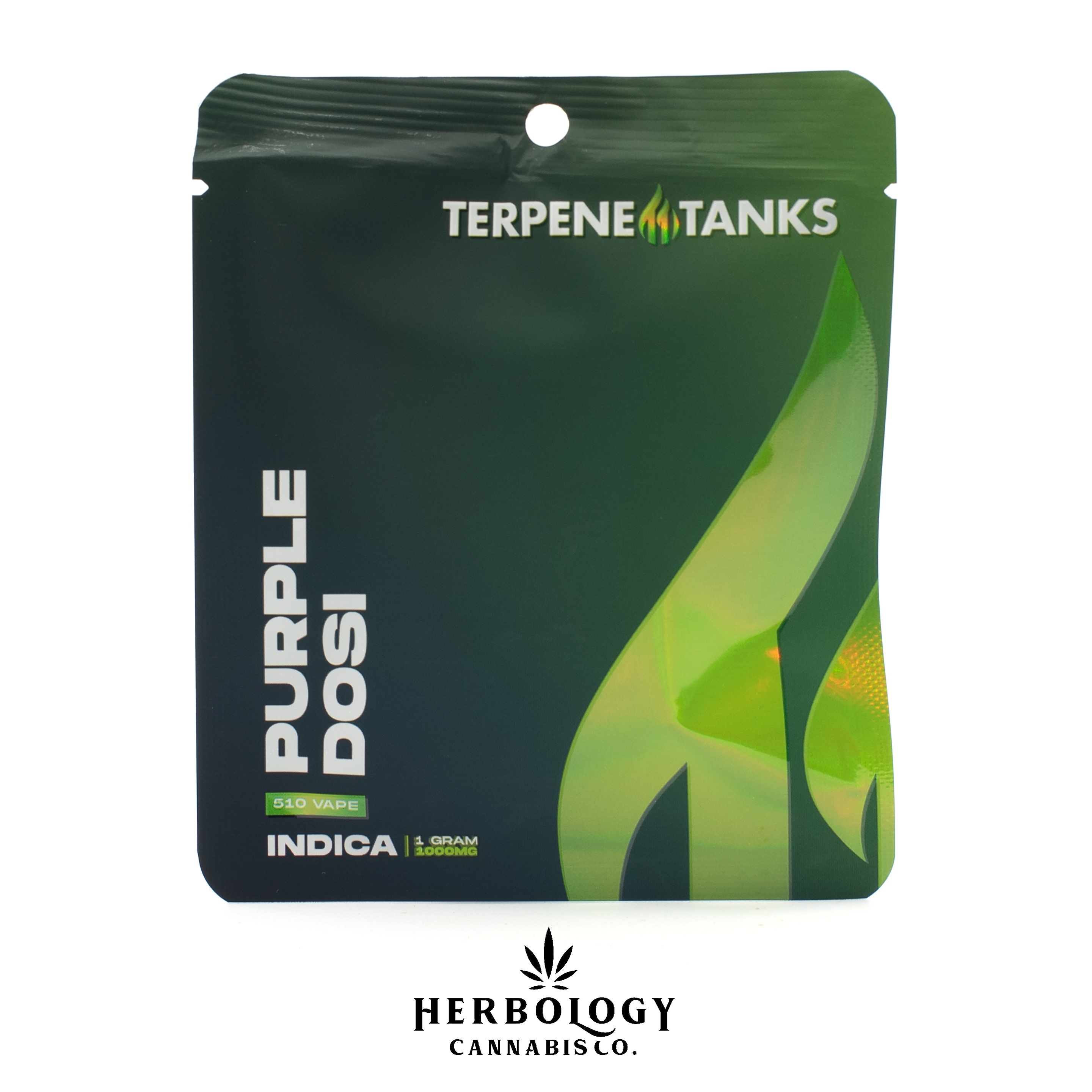 Photograph of Product: Terpene Tanks | Distillate 510 Cart | Purple Dosi | 1g