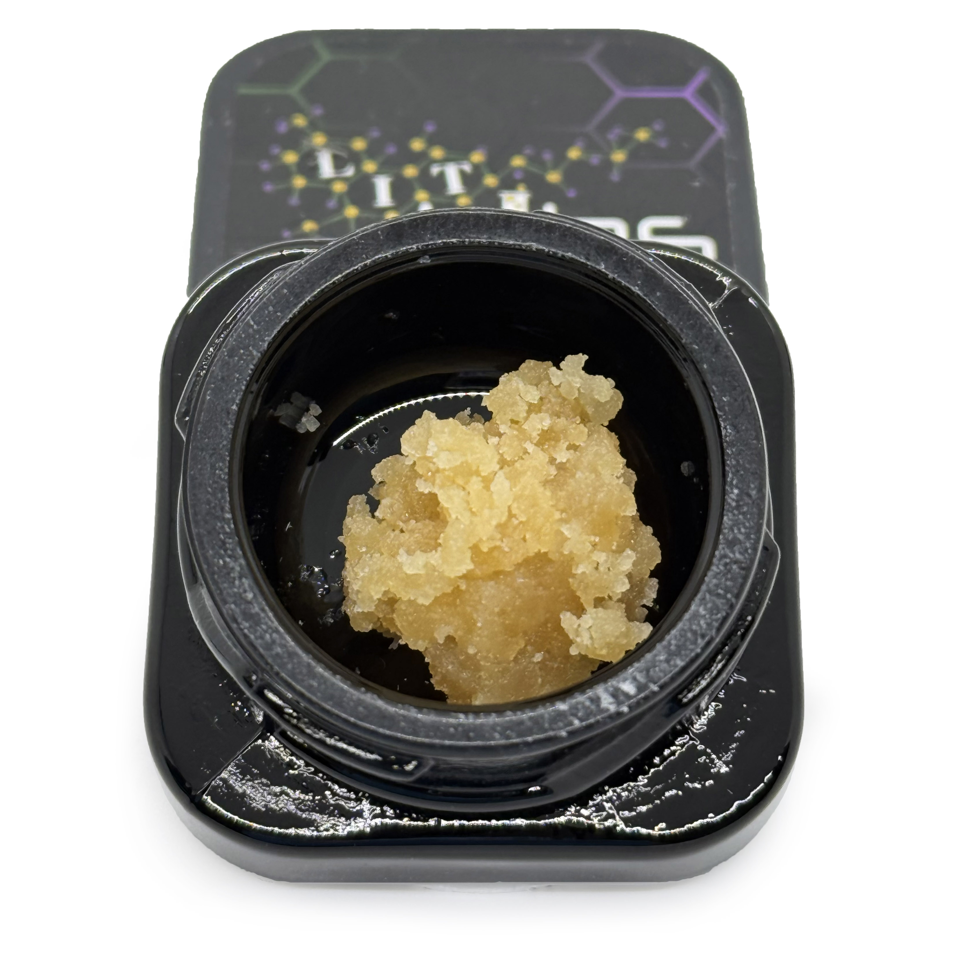 Photograph of product: Lit Labs White Blizzard x Iced Kush Cured Resin Rec