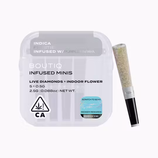 Photograph of product: Boutiq - Frostiez (Oui'd) 5pk Infused Prerolls