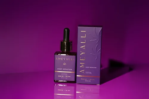 Photograph of product: Purple 'Deep Sedation' | Terpene Tincture