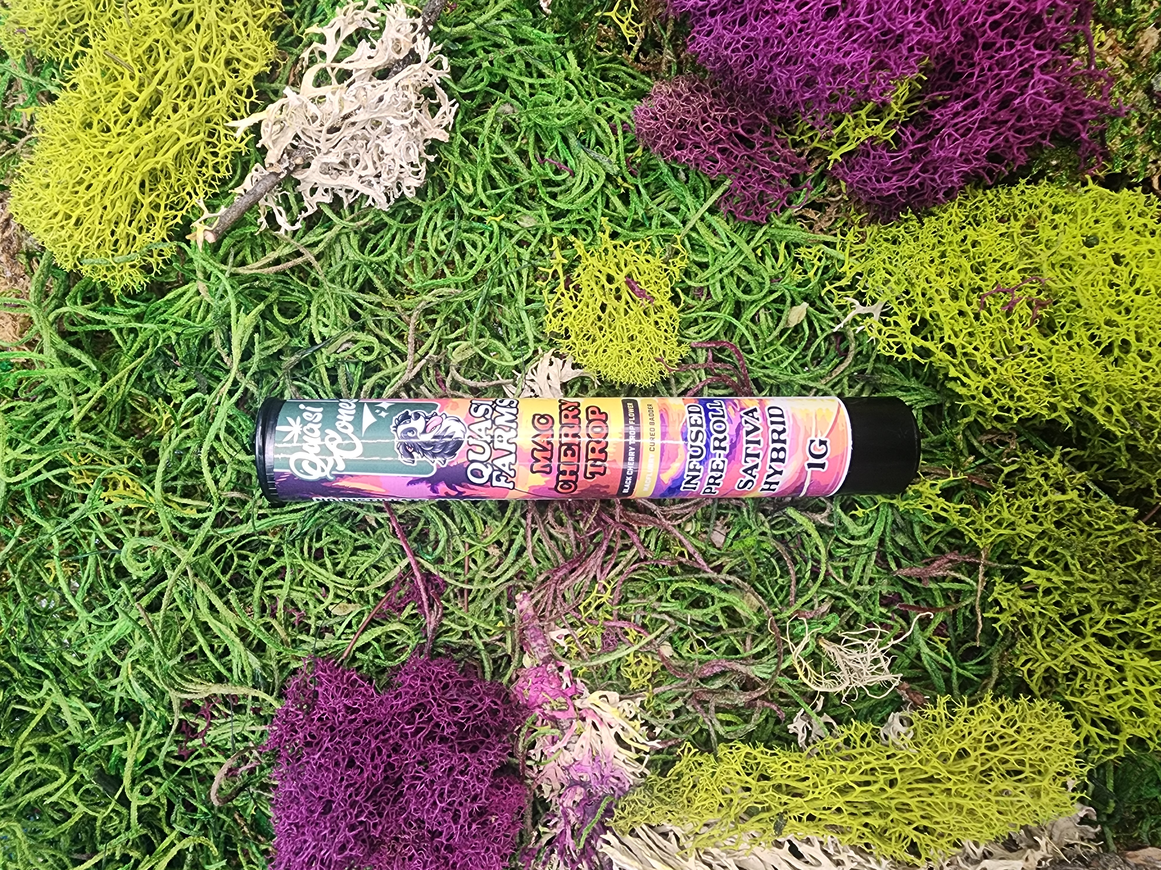 Photograph of product: 1G LEMON CHERRY ICEE X MAC FLURRY QUASI FARMS INFUSED PREROLL