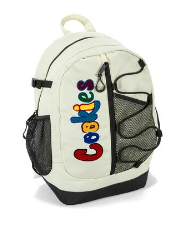 Photograph of product: Cookies - The Bungee Nylon - Backpack - Cream