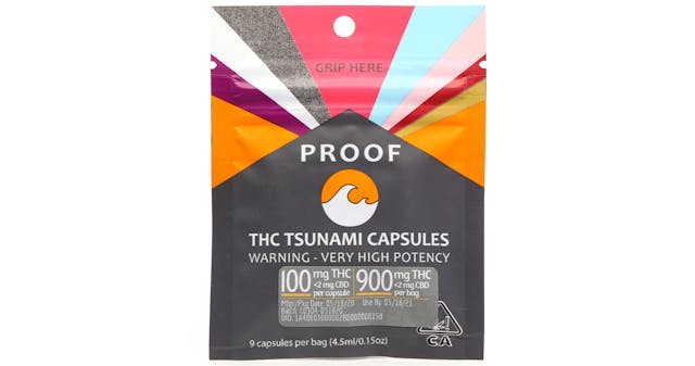Photograph of product: Tsunami Capsules - 10 Capsules Pack