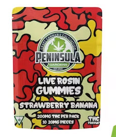 Photograph of product: PG | Strawberry Banana Rosin Gummies | 200mg (AU)