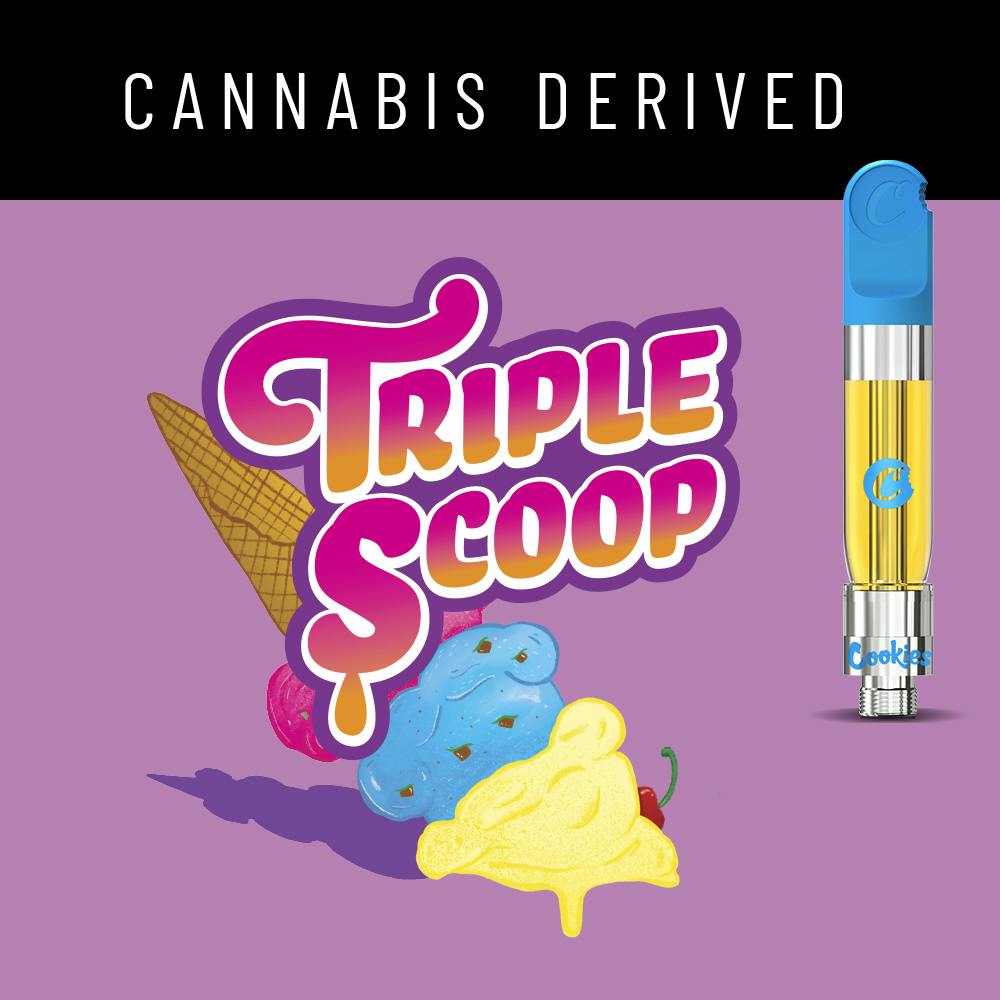 Photograph of product: Cookies | Triple Scoop | CDT Cartridge | 1g