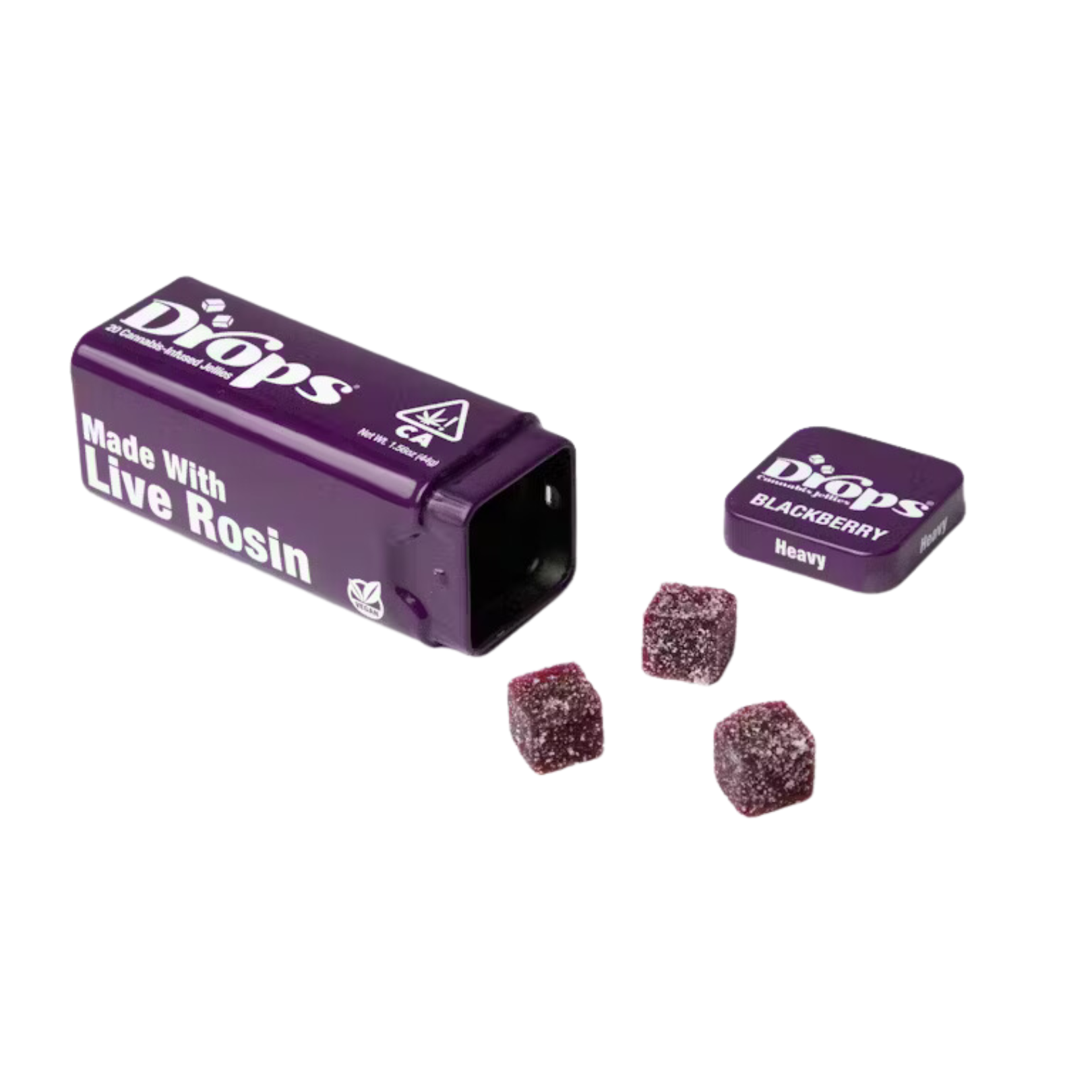 Photograph of product: BLACKBERRY LIVE ROSIN GUMMIES 20-PACK (2:1 CBD:TH-oui)