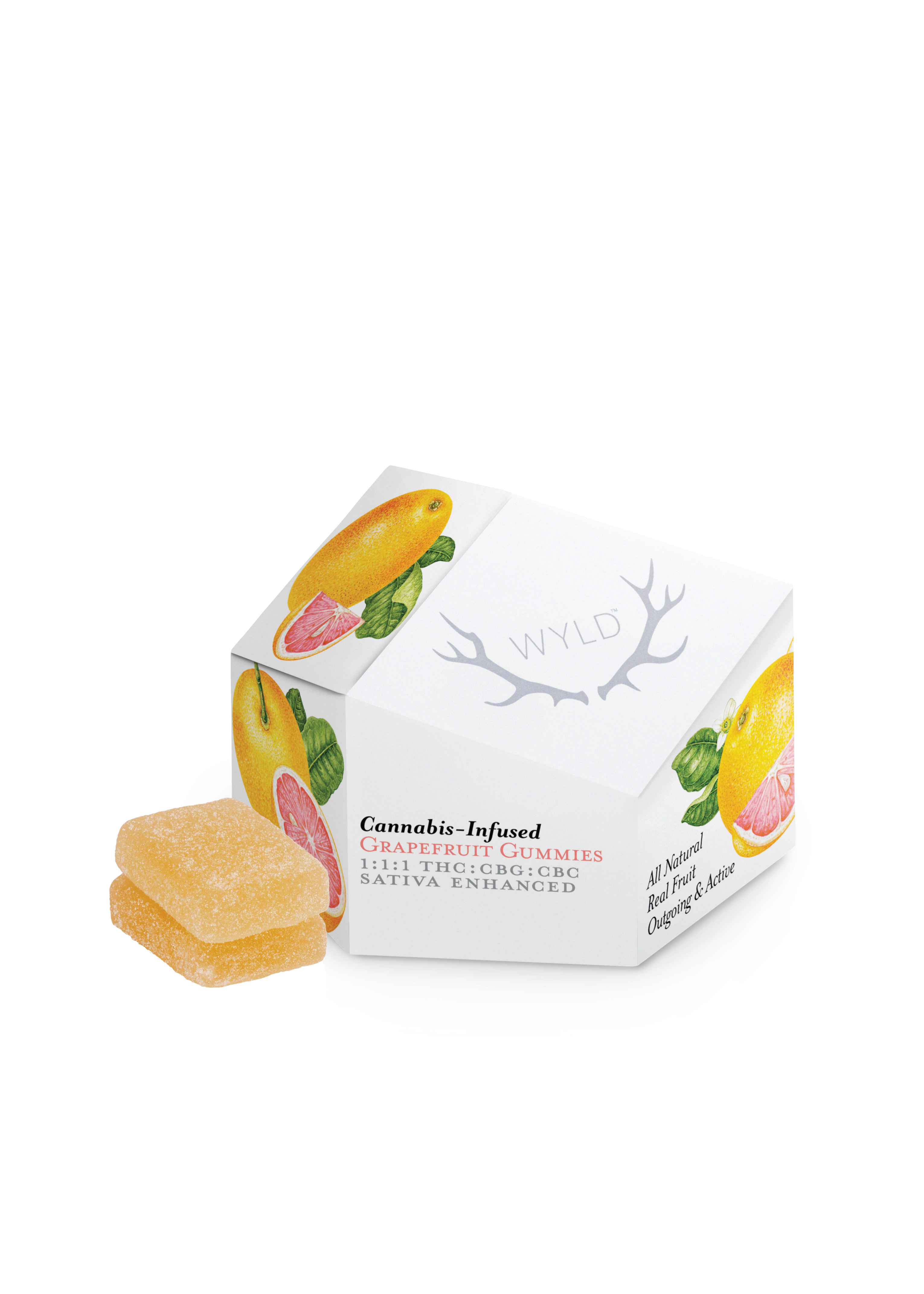 Photograph of product: 1:1:1 Grapefruit Gummies