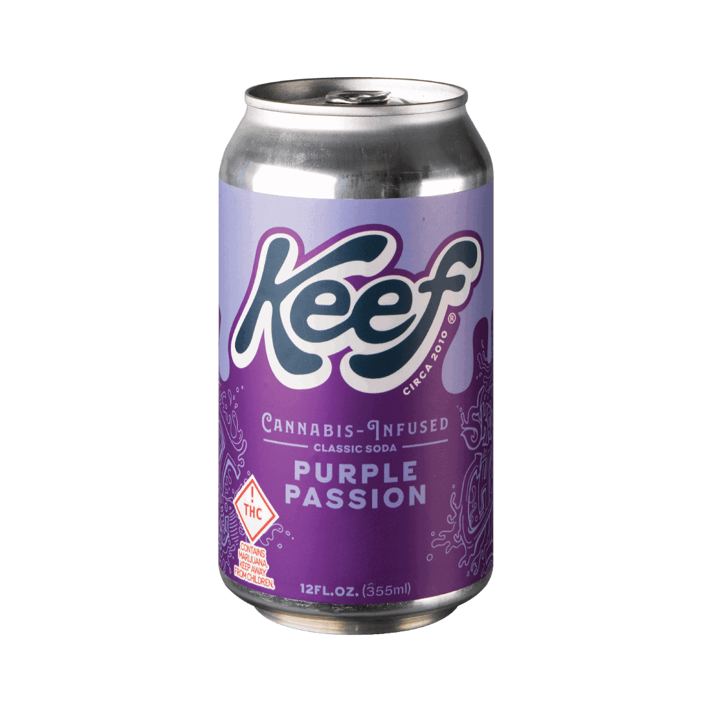 Photograph of product: Purple Passion | Soda | 5mg | By Keef