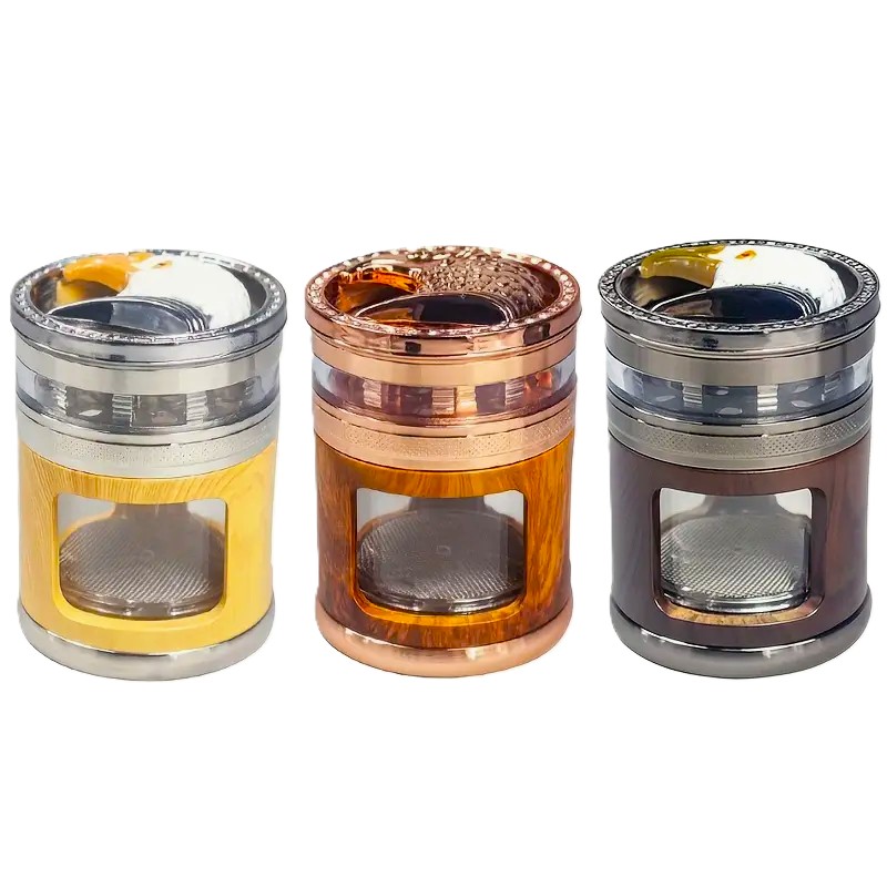 Photograph of product: Grinder XX Large Metal/Transparent/Wood | 5pcs | Eagle