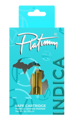 Photograph of product: Platinum: Tiger's Blood 1G Cartridge