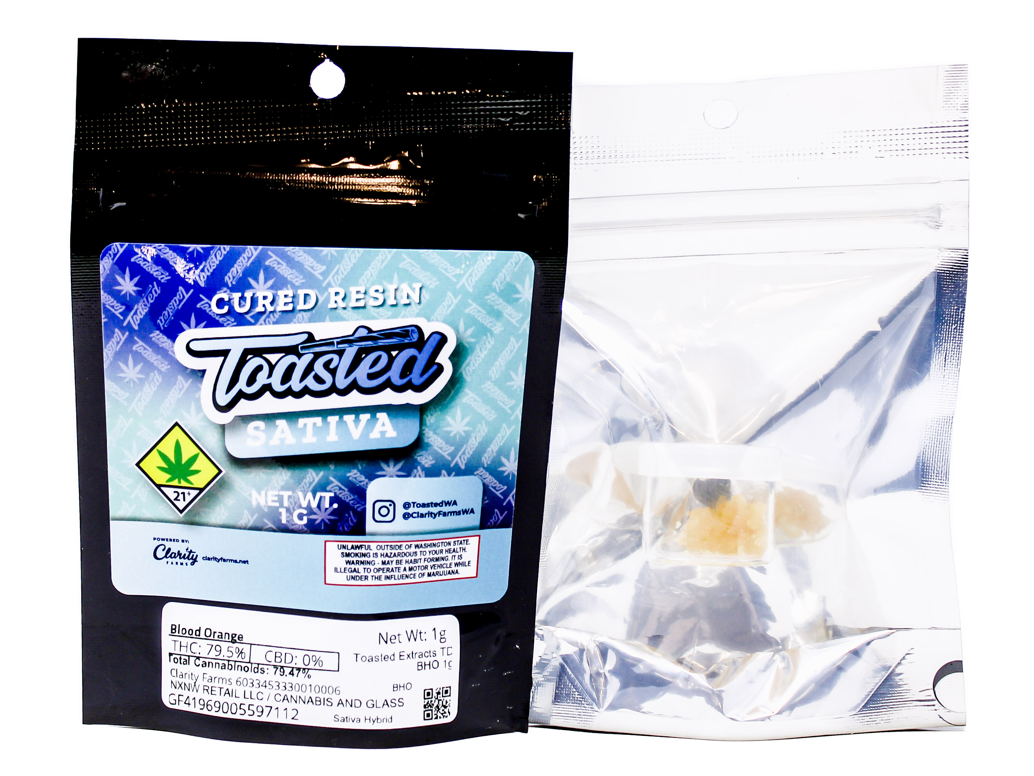 Photograph of product: COW Blood Orange Cured Resin Concentrate 47092