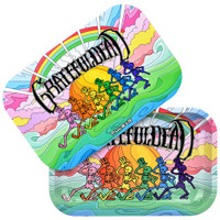 Photograph of product: Grateful Dead x Pulsar Metal Rolling Tray w/ Lid - Mixed Design