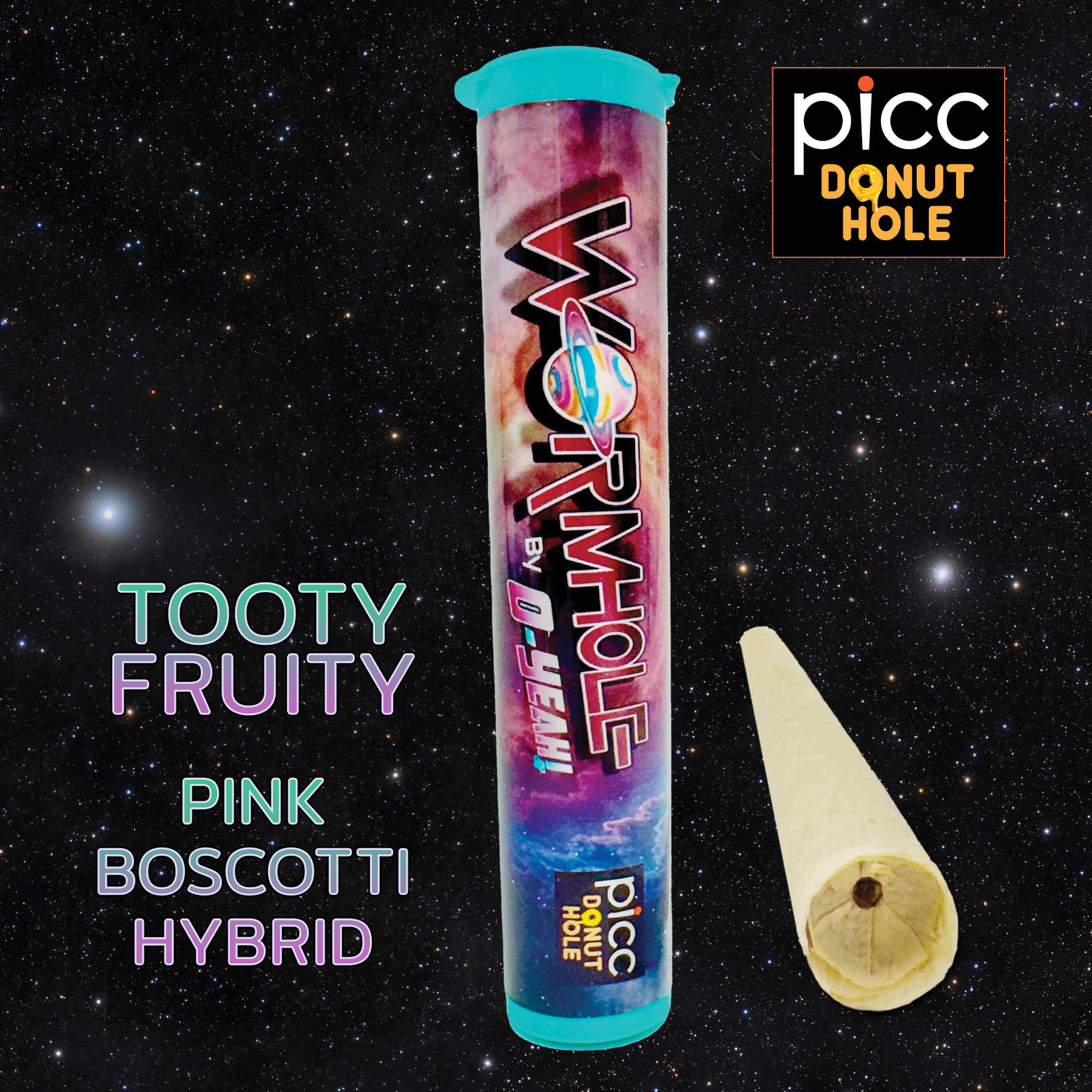Photograph of product: O-YEAH! | Infused Pre-roll | 1G SINGLE | Mango Boscotti (I)