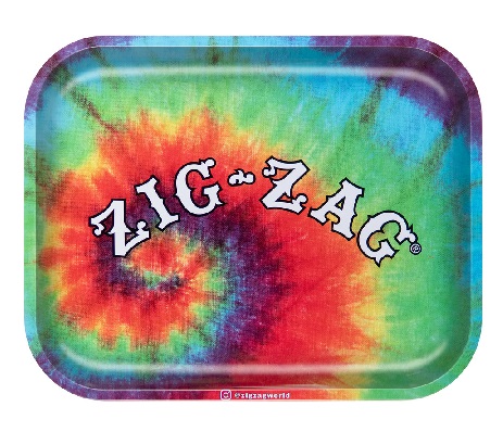Photograph of product: Zig-Zag | Tie-Dye Rolling Tray Large $25