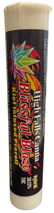 Photograph of product: Infused Blissful Blaze - Pre-Roll Single (1.0g)