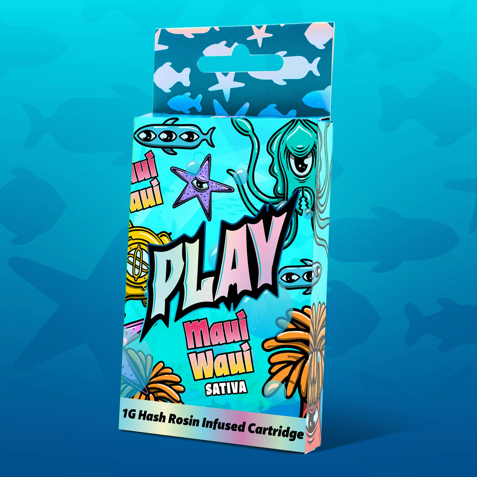 Photograph of product: RK Play | Maui Wowie Distillate Rosin Infused Cart (AU)