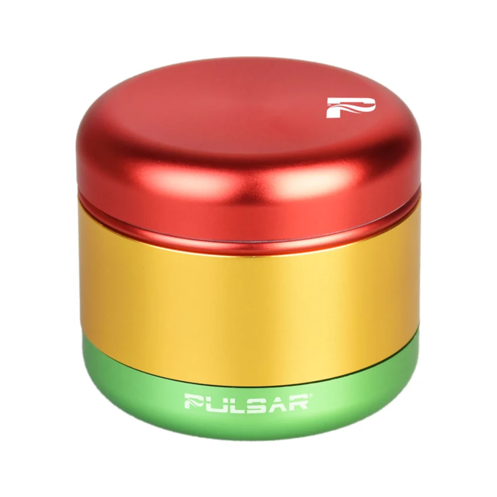 Photograph of product: grinder 4pc | Matte Rasta | Pulsar